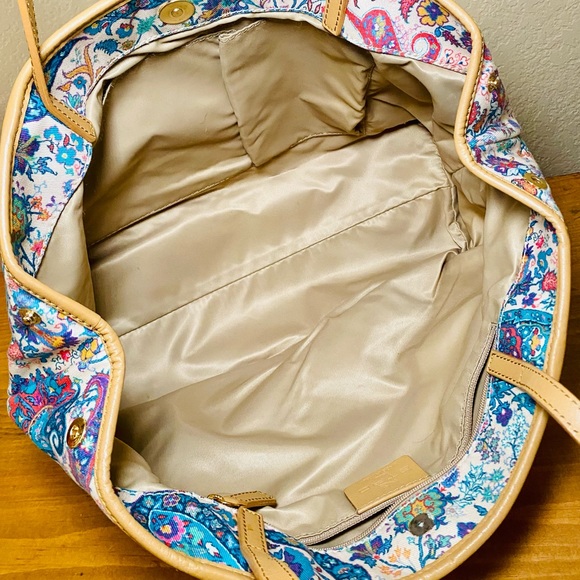 🎉 SALE 🎉 Etro Paisley Print Canvas Tote Bag - Picture 12 of 17